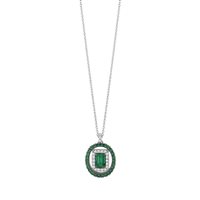 Collana Salvini Donna Classico in Oro Smeraldo 0.50 Ct 20106355 - 20106355